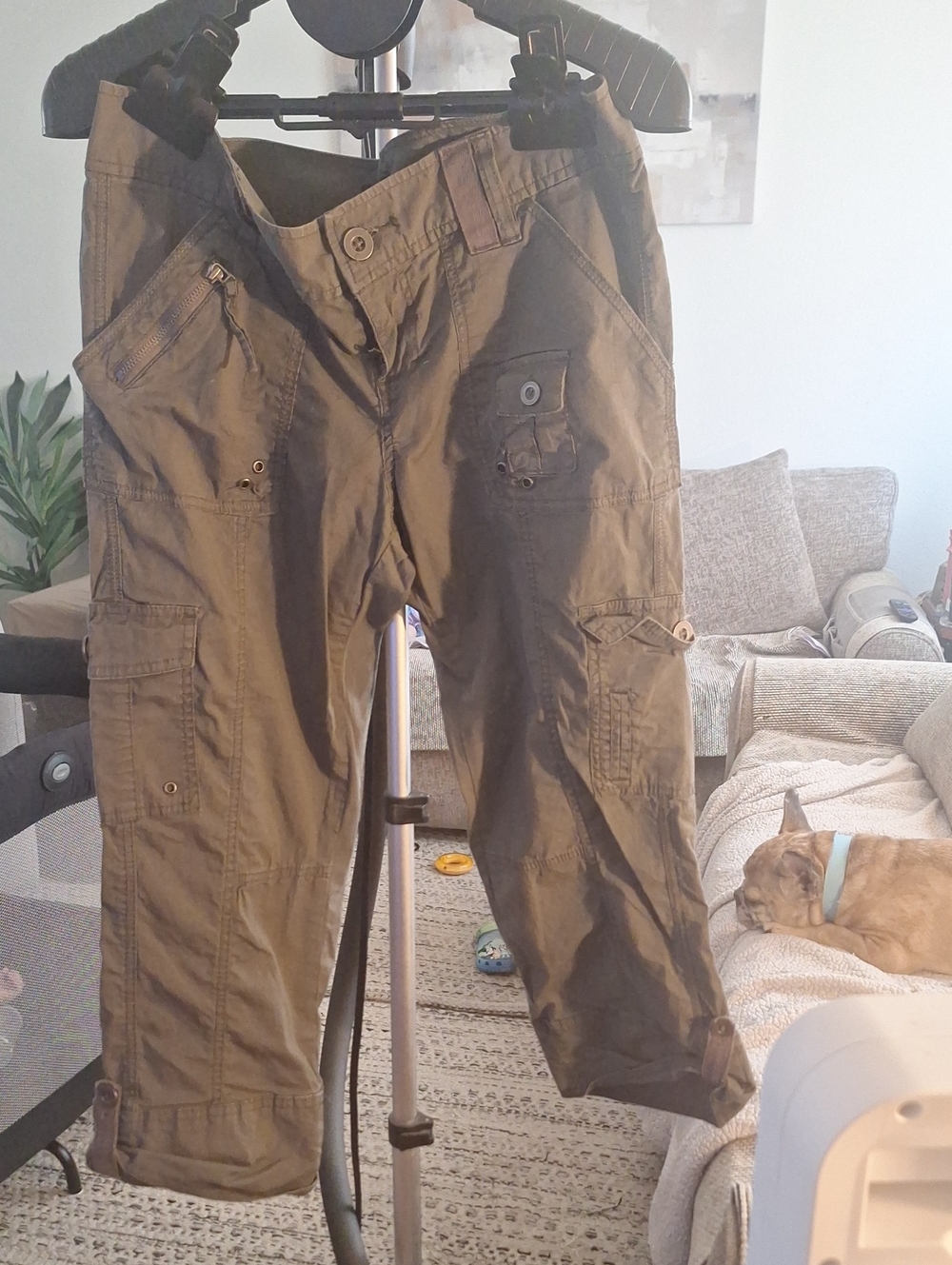 Apt. 9 Olive Green Cargo Capris
